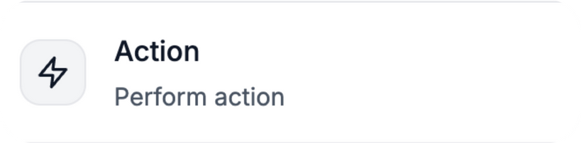 Action node